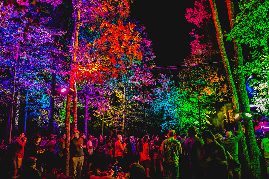 Lockn Site Lighting & Garcia’s Forest