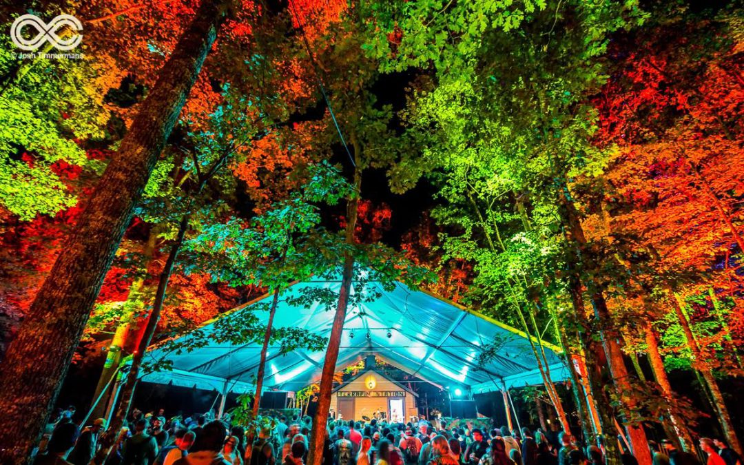 SJP Productions Creates Forest Of Light At LOCKN’ Festival With ChamSys